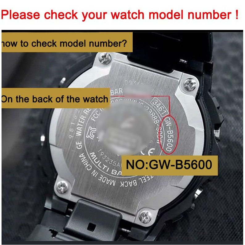 16 มม.สายนาฬิกาสําหรับ G-shock GA2100 GA-110 100 120 GW-M5610 GW-M5610 DW-5600 5610 DW-6900 9052 เปลี่ยนนาฬิกาสปอร์ต
