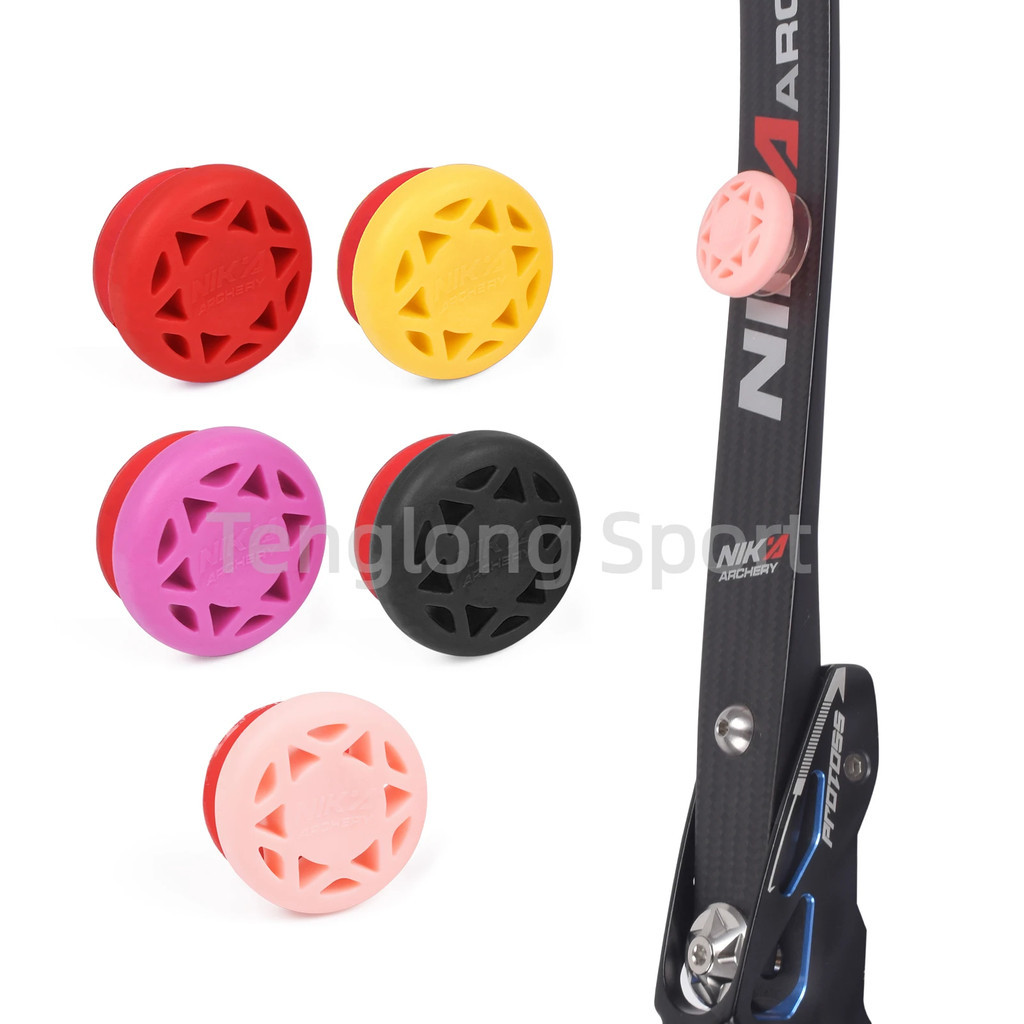 Nika Limbsaver Recurve Limb Dampener Stabilizer ยาง String Stabilizer โช้คอัพ 2 ชิ้น/ล็อต