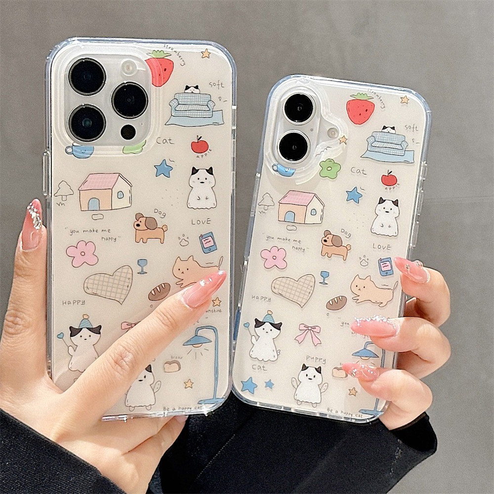 เคส for เคสไอโฟน 13 11 เคสไอโฟน 16 pro max iPhone 16 12 14 15 11 13 Pro Max เคสไอโฟน11 เคสโทรศัพท์แข็ง IMD เคสมือถือ