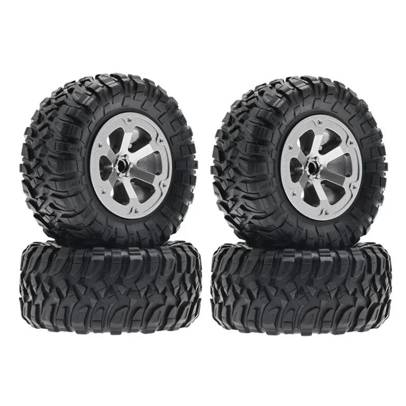 4 ชิ้น 73 มิลลิเมตรยาง Tyre ล้อสําหรับ WPL C14 C24 B24 B36 MN D90 MN-90 MN99S FY003 FY004 RC รถอะไหล่อัพเกรดอุปกรณ์เสริม