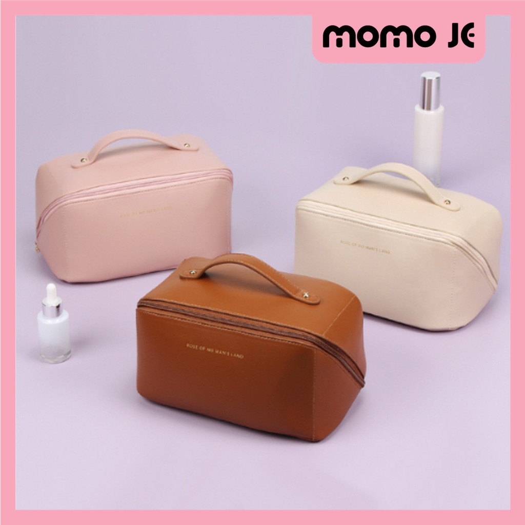 Momo Je T5860 กระเป๋าเครื่องสําอาง Washbag กระเป๋าเครื่องสําอางกระเป๋าเครื่องกันน้ําเดินทางที่เต็มไป