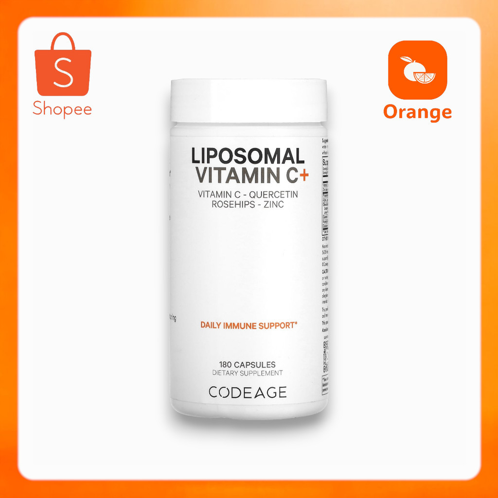 📢พร้อมส่ง 🔔  Codeage Liposomal Vitamin C (180 capsules)