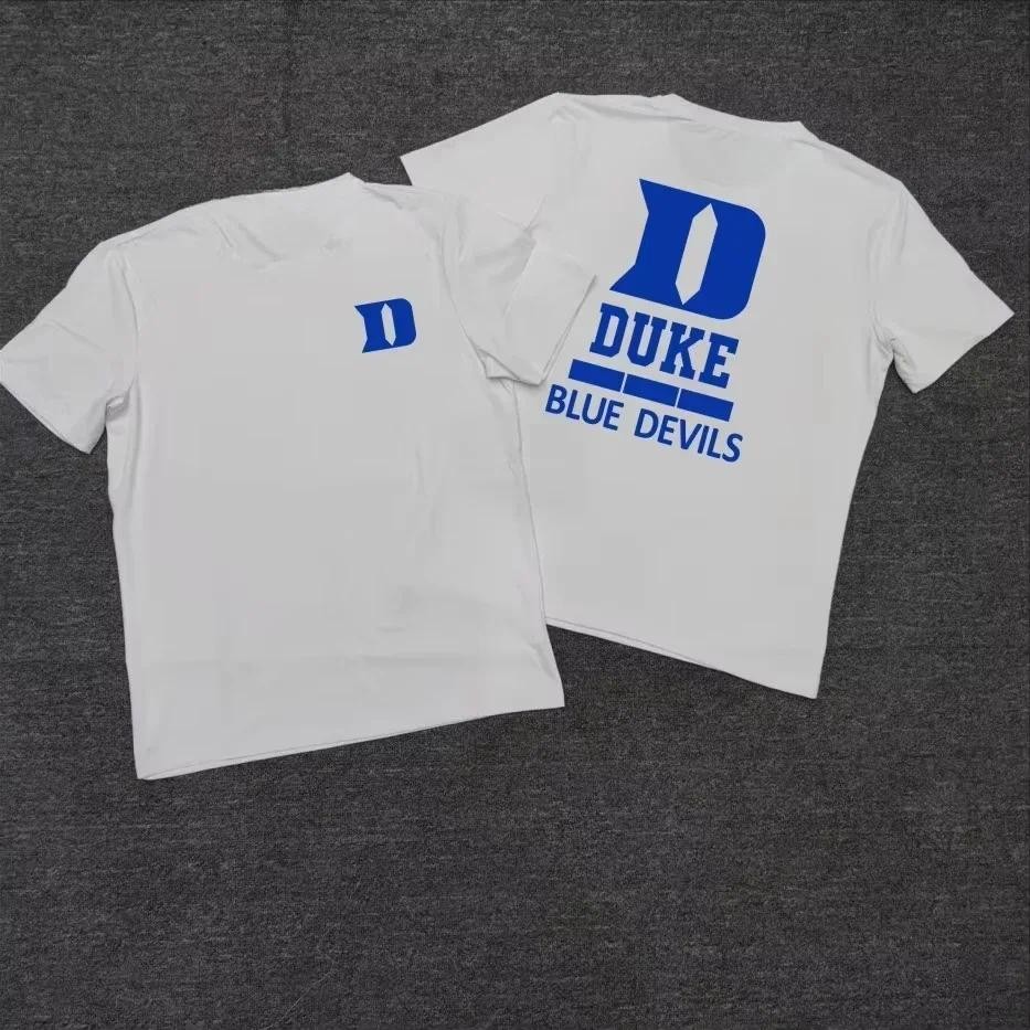 COD North America Limited Duke North Carolina University เสื้อยืดบาสเก็ตบอลสําหรับบุรุษและสตรีกีฬาผ้