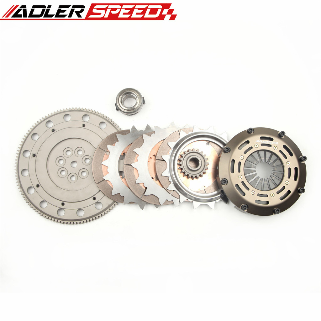 ADLERSPEED Racing Clutch Triple Disc Kit สําหรับ Mitsubishi Lancer Evolution 4 5 6 7 8 9