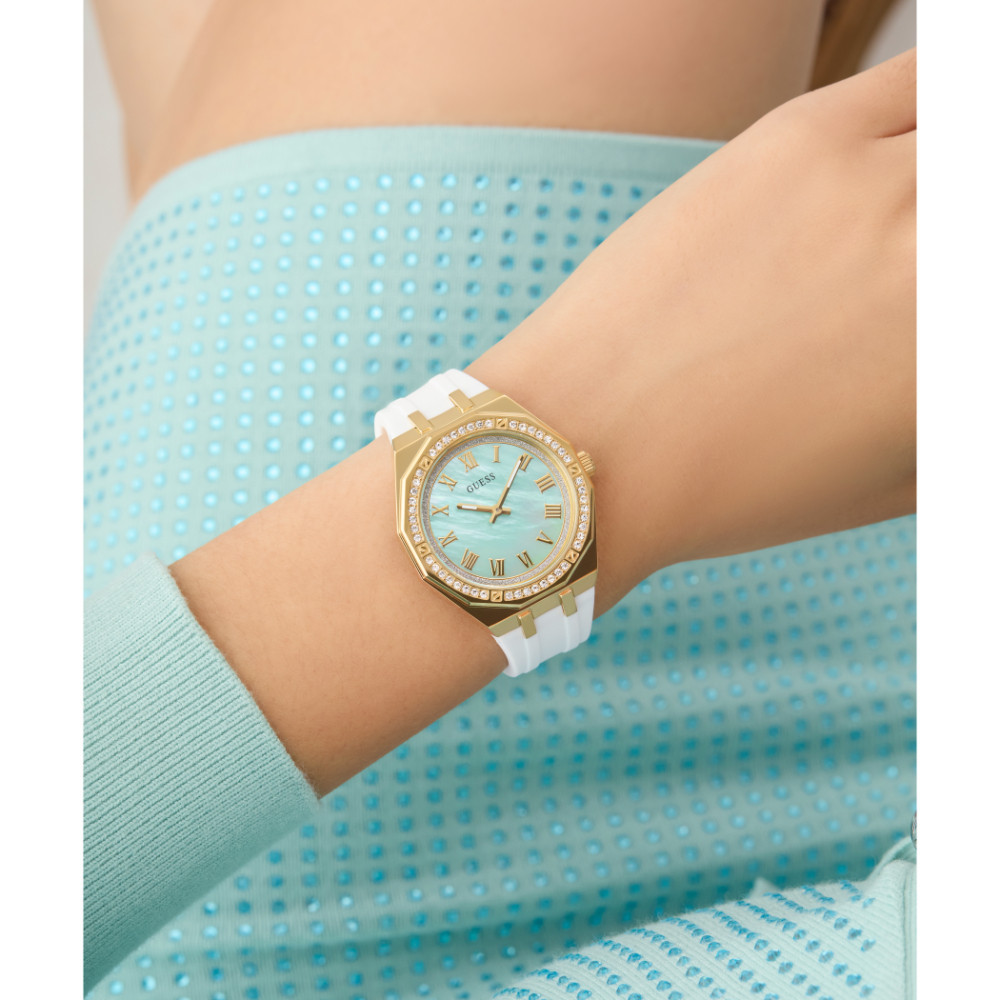 GUESS นาฬิกาข้อมือรุ่น DESIRE GW0872L1 สีขาว