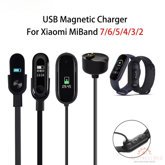 สายชาร์จแม่เหล็ก Xiaomi Bracelet For Xiaomi Band 2 3 4 Mi band 2 3 4 5 6 7 Pro ชาร์จ USB