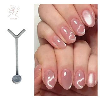 [maybeauty] เครื่องมือลวดติดเล็บรูปตัว Y สําหรับสร้างหัวใจและแท่งรูปร่างบนเล็บหัวใจรักตาเล็บแม่เหล็กอุปกรณ์ศิลปะ {TH}