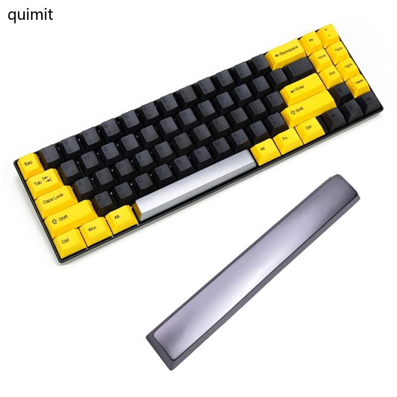 QUIM Metal Keycap Zinc Alloy Spacebar Keyboard Keycap สําหรับคีย์บอร์ดแบบกลไก