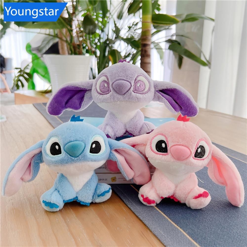 YOUNGSTAR 12 ซม.Creative Stitch ตุ๊กตาของเล่นการ์ตูนตุ๊กตานุ่มจี้สําหรับวันเกิดคริสต์มาสวันวาเลนไทน์