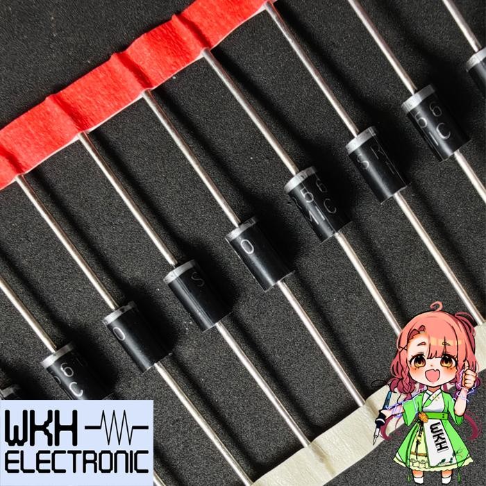 เครื่องมือชิ้นส่วน SR560 5A 60V Schottky Barrier Diode DO 27 SR 560 5 Ampere