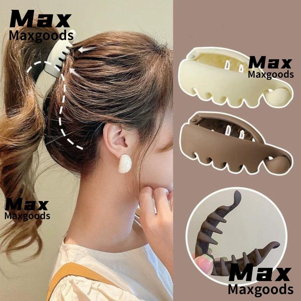 MAXG Twist Claw คลิป, เกาหลีการออกแบบที่เรียบง่ายกล้วย Hairgrip, เครื่องมือจัดแต่งทรงผมแฟชั่นผู้ถือผมหางม้าสําหรับผู้หญิงสาว