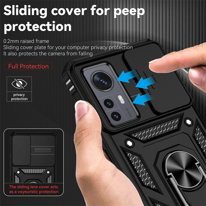 CASE XIAOMI MI 12 / 12 PRO / 12T / 12T PRO / 12 LITE LITE SLIDE IRING CASE ROTARY STANDING PHONE SLI