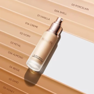SKINTIFIC Perfect Coverage Softening Liquid Foundation 24H Make Up รองพื้นเซรั่มออลเดย์เพอร์เฟค รองพื้นเนื้อแมตต์ ติดทน