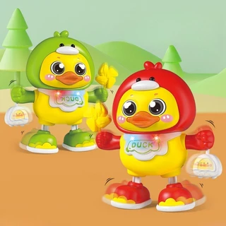 เป็ดขาแดนซ์ Dancing Duck ของเล่นเสริมพัฒนาการ มีไฟมีเสียงเพลง ปลอดภัย เหมาะสําหรับเด็กเล็ก