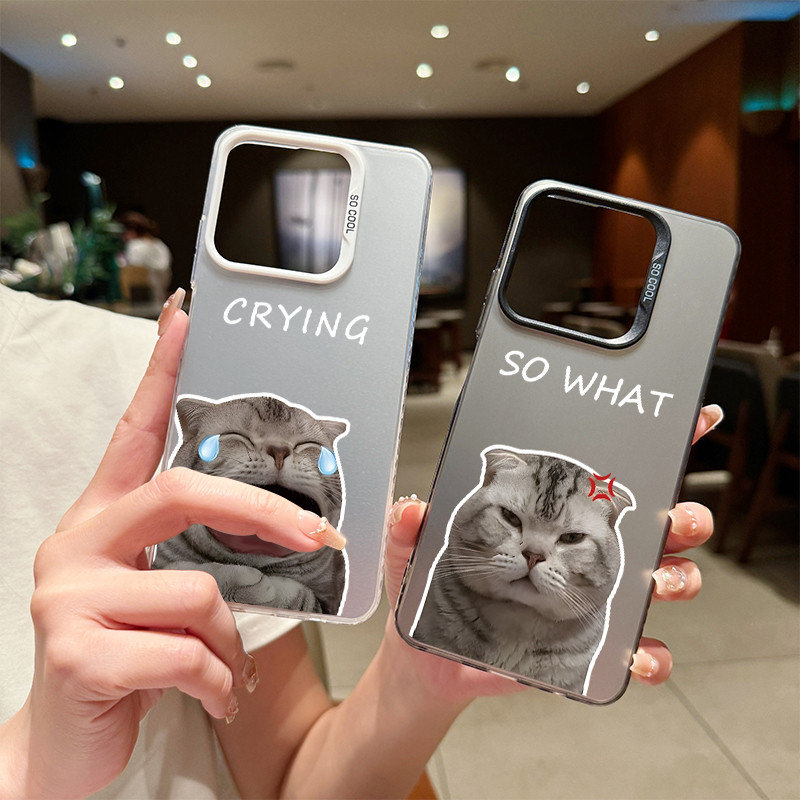 สำหรับ พอดี  Realme C63 C61 C20 A Note 60 C53 C51 C51s Note 50 ลูกแมวมีความสุข Realme 5 5i 5S 6i C3