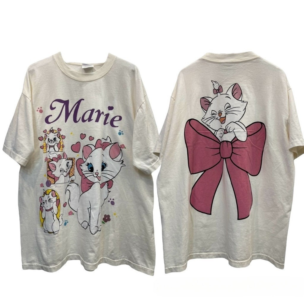 (จัดส่งตลอด 24 ชั่วโมง）Angle Official ใหม่ เสื้อยืดผ้าฟอก Unisex ผ้าฟอกเฟดนุ่มไร้ตะเข็บข้าง สกรีน เสื้อยืด