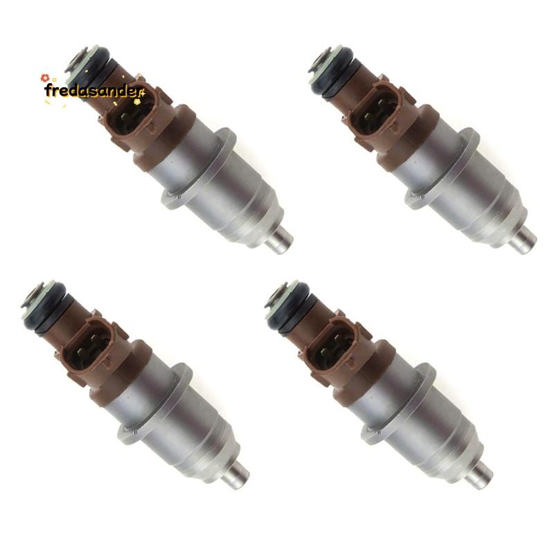 4PCS หัวฉีดน้ํามันเชื้อเพลิงหัวฉีดสําหรับ IO H67W H77W 4G93 4G94 Pinin 2.0L E7T05072 MR560553