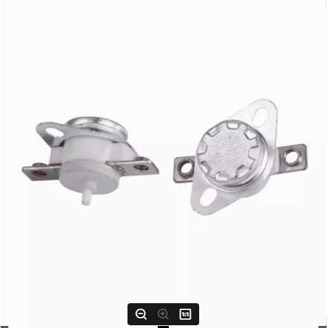 การจํากัดอุณหภูมิและป้องกันความร้อนเกินตัวควบคุมอุณหภูมิสวิตช์ KSD302 35ก 95 องศาเซลเซียสสําหรับเครื