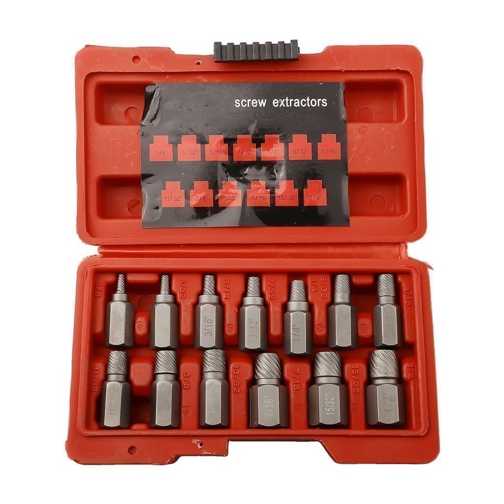 สกรูหัก Extractor Extra Grip Faster Threading Quick Selection Easy Storage