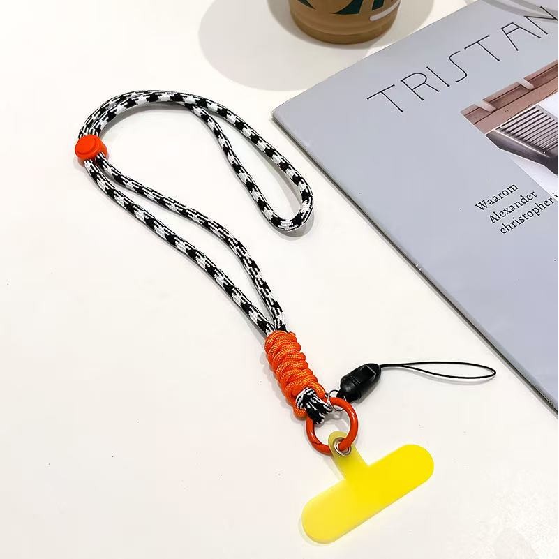 สายเชือกคล้องโทรศัพท์มือถือ ป้องกันการสูญหาย สีพื้น แบบสากล - รูปที่ 6
