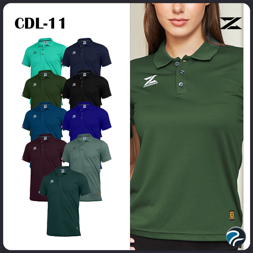 ถูกชัวร์ไม่มั่วนิ่ม เสื้อโปโลหญิง CLASSIC POLO เสื้อโปโลคาเดนซ่า CADENZA CDL-11Y ไซส์ผู้หญิง แท้100%
