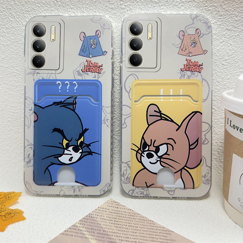 Case Realme C75 Doraemon Couple Cute Cartoon Card Bag Handphone Casing RealmeC75 Lens Protection
