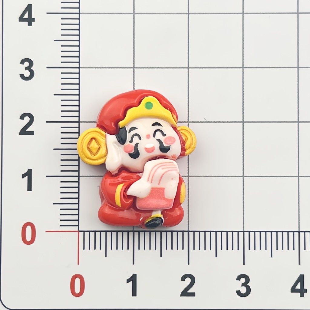 ปีใหม่ปีใหม่ตรุษจีนเทพเจ้าแห่งความมั่งคั่งแท่งเรซิน DIY อุปกรณ์เสริมขายส่งมือ DIY ครีมกาวเคสโทรศัพท์เชือกหัว - รูปที่ 7