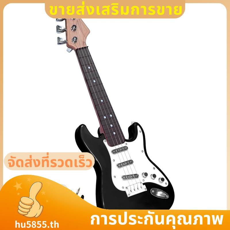 17ใน กีตาร์ของเล่นสําหรับเด็ก,4สายกีตาร์ไฟฟ้าเครื่องดนตรีสําหรับเด็ก,แบบพกพาเครื่องมืออิเล็กทรอนิกส์ของเล่นติดตั้งง่ายใช้งานง่าย,ก .หู5855ไทย