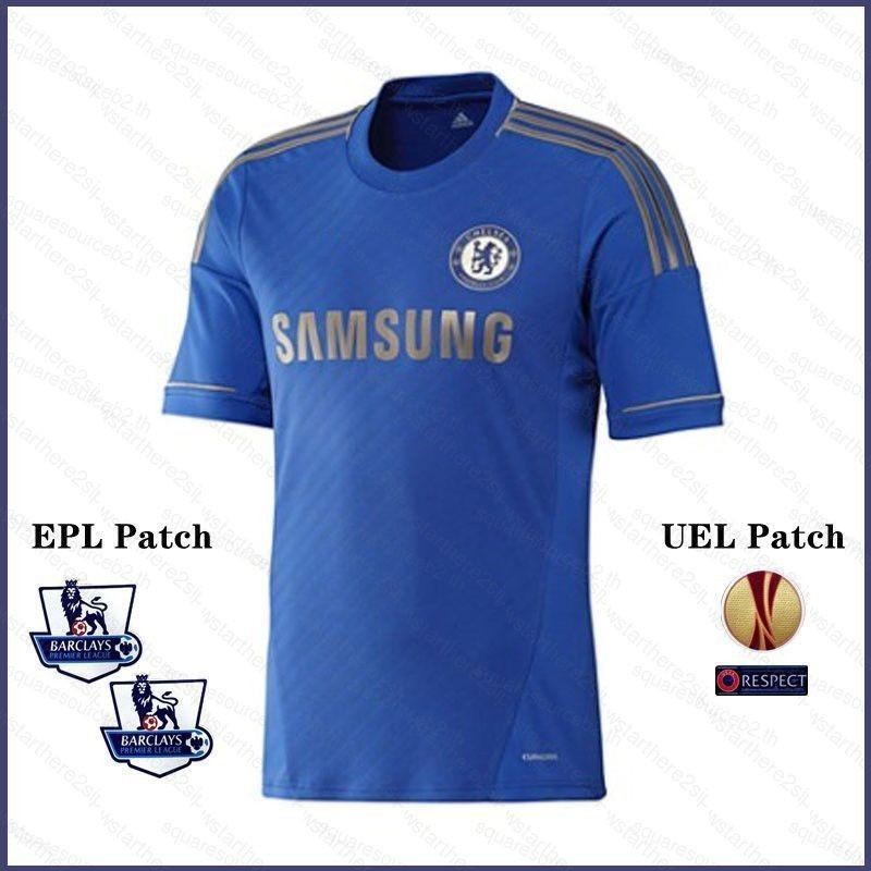 2012-13 Chelsea Retro Home Jersey Football Tshirts Sturridge Lampard Sports Top Unisex Player Versio