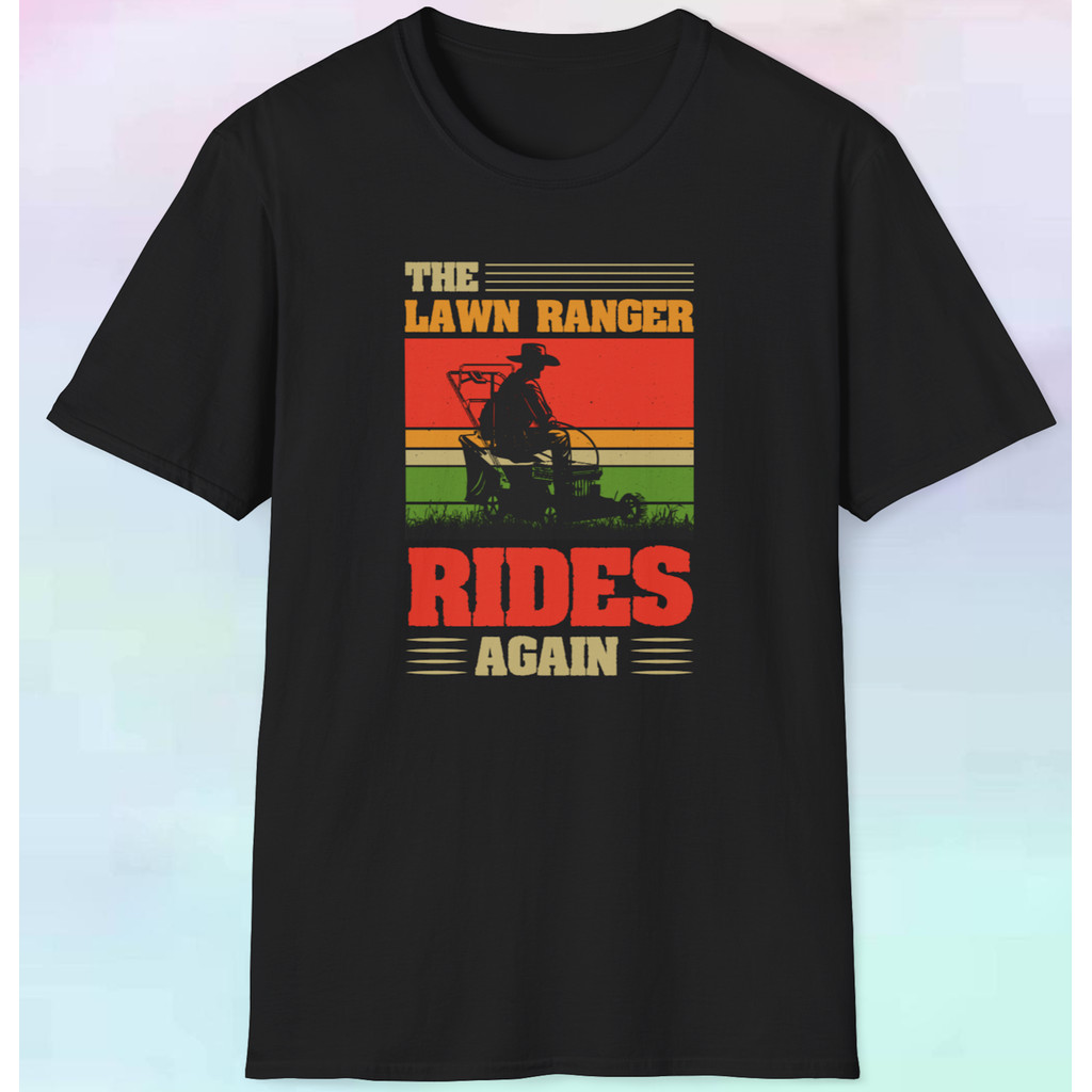 Mens Mens The สนามหญ้า Ranger Rides Again T Shirt | ดูแลสนามหญ้าตลก | ที