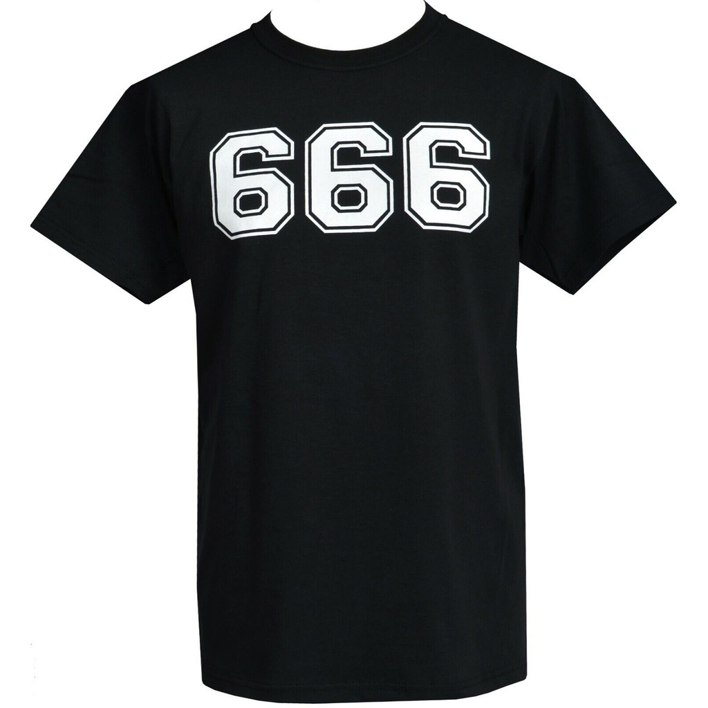 ทีมซาตานบุรุษโกธิคเสื้อยืด666ฟุตบอลซาตานบาโฟเมทปีศาจ