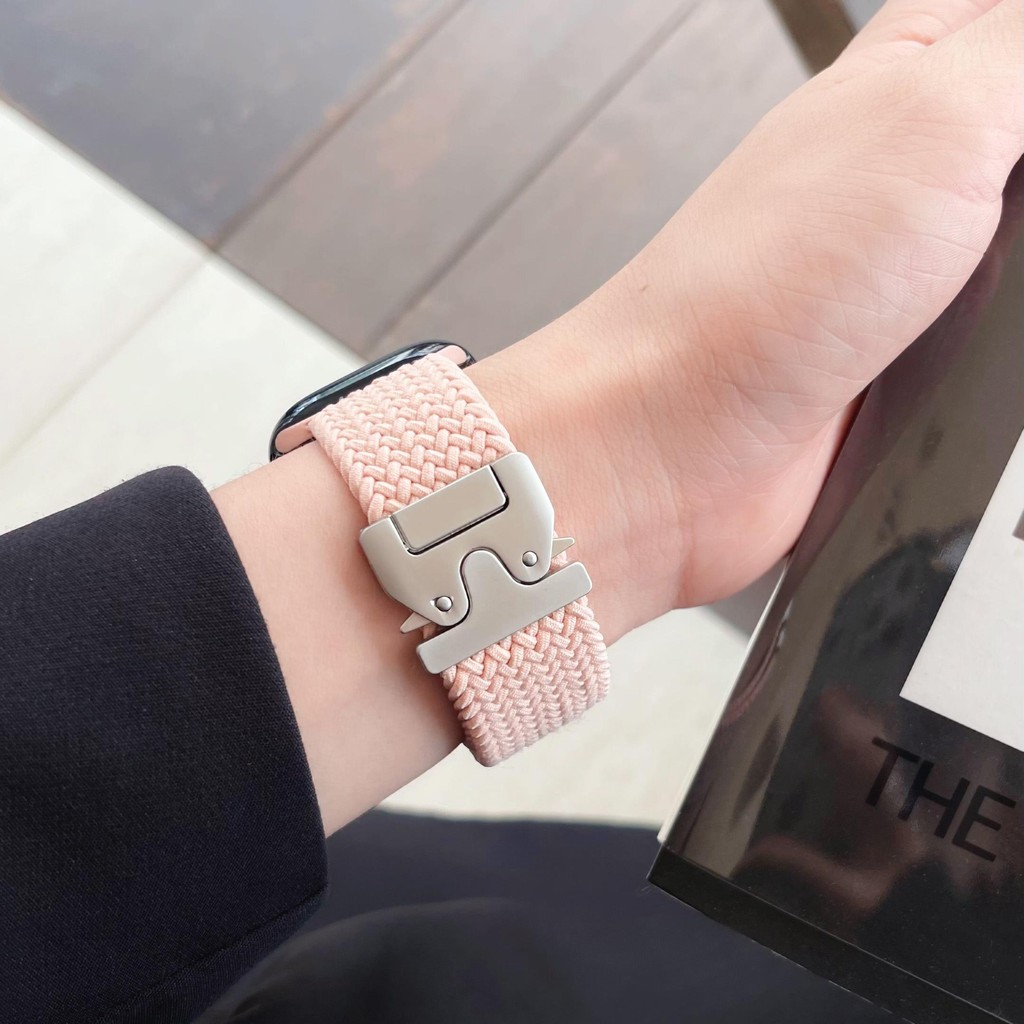 สไตล์ร่มชูชีพสายคล้องคอสําหรับ แอปเปิล ดู ชุด 10 9 8 7 6 5 4 กับ 3 2 1 พิเศษ/พิเศษ 2 สายไนลอนอ่อนสําหรับ ฉัน-ดู 46 มม.42 มม.44 มม.40 มม.45 มม.41 มม.38 มม.49 มม.สายนาฬิกา