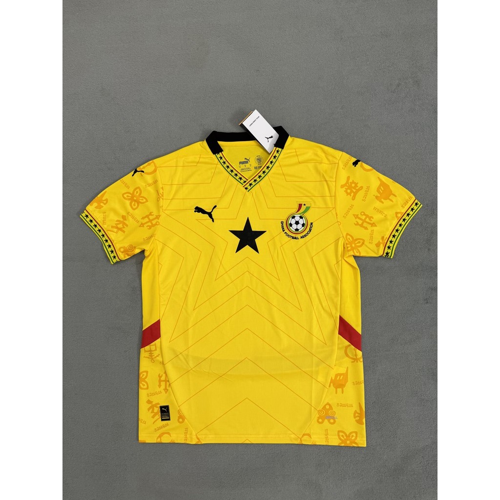 25-26 กาน่า เยือน เสื้อฟุตบอล แฟน เวอร์ชั่น เสื้อเจอร์ซีย์