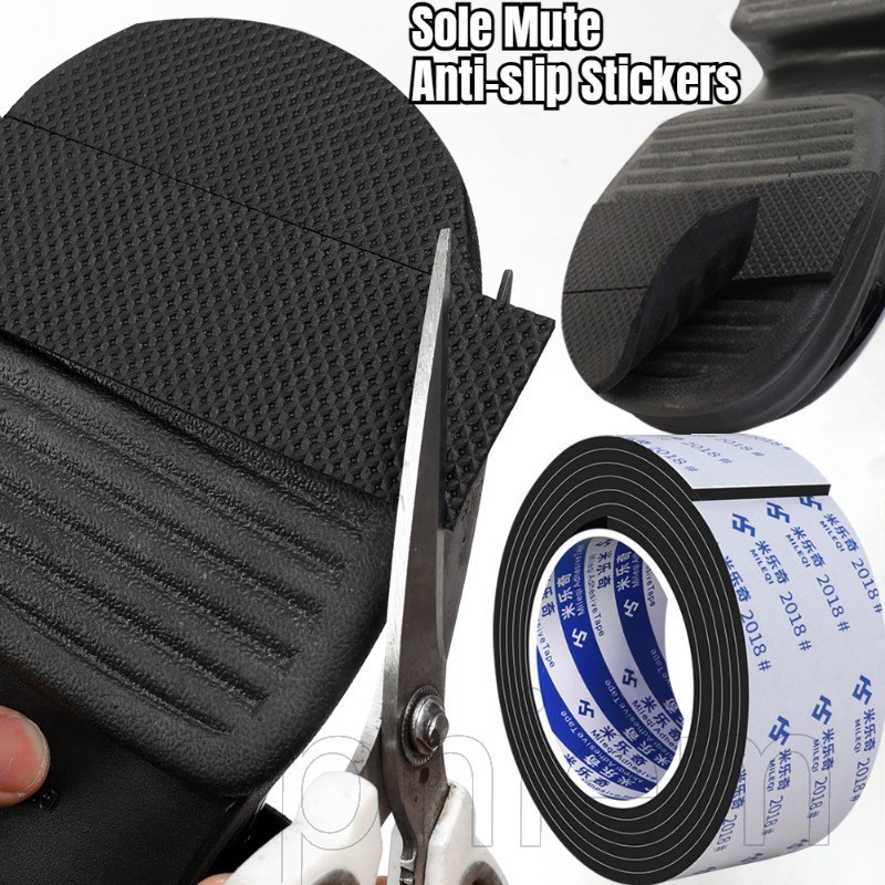สติ๊กเกอร์กันลื่น Sole Mute - สําหรับผู้หญิงผู้ชาย Outsole Insoles Repair - อุปกรณ์รองเท้า - แผ่นส้นเท้าแบบมีกาวในตัวป้องกัน - สวมใส่, ตัด, EVA