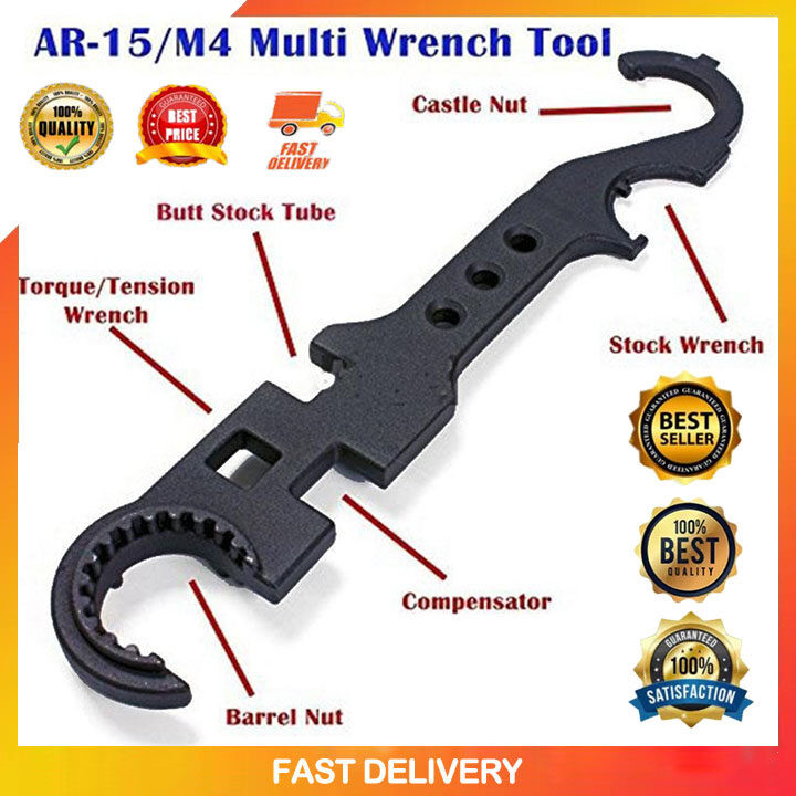 กรุงเทพมหานครสต็อกพร้อม Ar15 / M4 M16 Armorers ประแจ Combo Armorer Spanner เครื่องมือ Handguard Stock Barrel