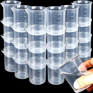 ถ้วยตวงจบการศึกษาพลาสติก-บีกเกอร์ในห้องปฏิบัติการขนาดถ้วยผสม…