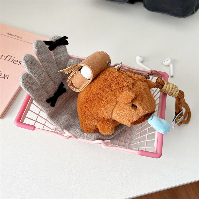 ตุ๊กตาปลาโลมาสําหรับ Airpods 1/2 3 Pro Pro2 Pro3 Airpods4 ชุดหูฟังไร้สายบลูทูธป้องกันกรณี AirPods pro2 Pro3 3 4 หูฟังป้องกันกรณี - รูปที่ 5