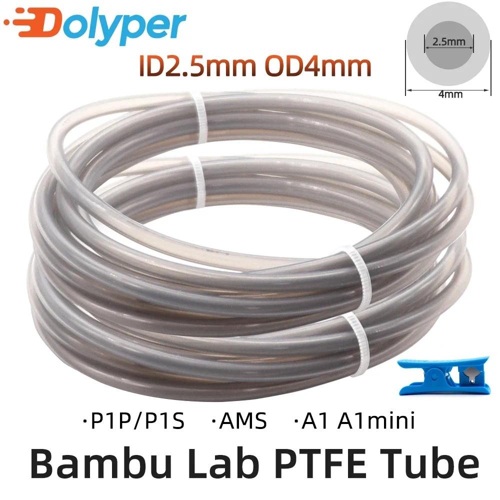 สําหรับBambu Lab P1P/P1S X1C AMS A1 mini 3Dเครื่องพิมพ์PTFEหลอดTeflontoท่อBowden Extruder 1.75 มม.ID