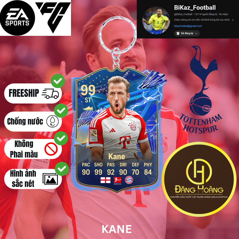 PLAYER KEYCHAIN - BAYERN MUNICH-DH