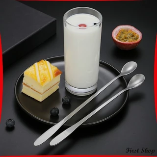 ช้อนชงกาแฟ ช้อนค็อกเทล ช้อนคนด้ามยาว 19/22/26cm ช้อนหางยาวสแตนเลส ช้อนชงนม stainless steel stirring spoon