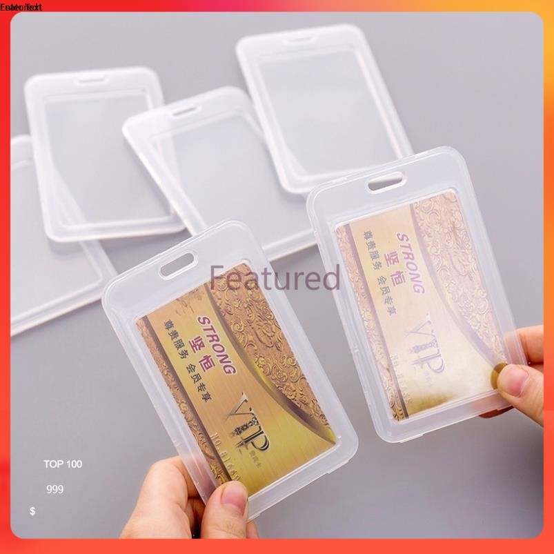 Featured ที่ใส่บัตรพนักงาน กรอบบัตรใส ป้ายชื่อนักเรียน ซองใส่บัตรพนักงาน ID Card