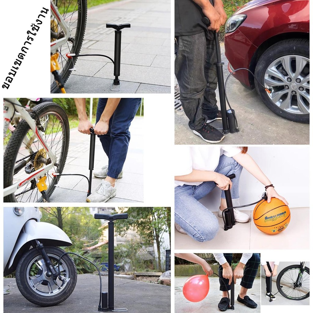 สูบลมแรงดันสูง ที่สูบลม สูบลมจักรยานยนต์ ที่สูบลมจักรยาน ที่สูบลมรถมอไซ สูบจักรยาน สูบลมมือ สูบลมมอเตอร์ไซ - รูปที่ 5