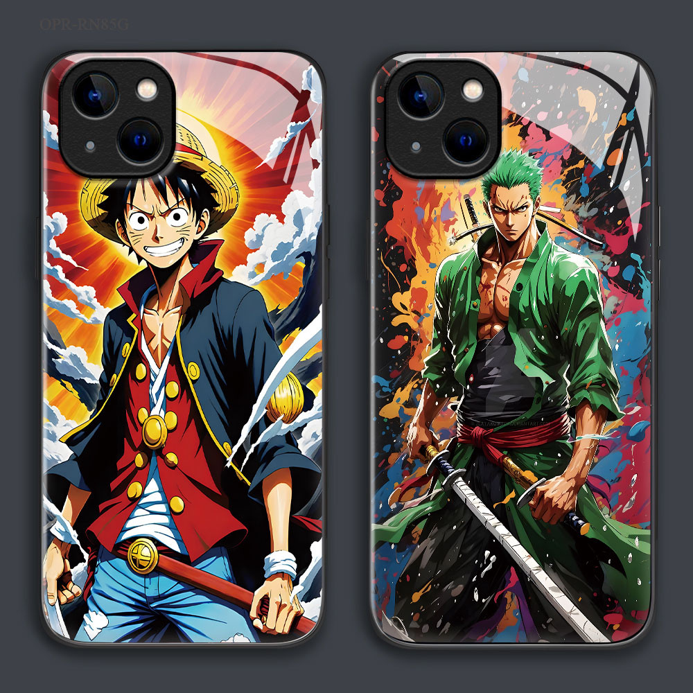 เคส For เคสแข็ง OPPO Reno 12 12F 11 11F 10 8 8T 8Z 7 7Z 6Z 6 5 4 2 4Z 2F F11 F9 F7 F5 Pro Youth 4G 5G ออปโป้ Glass BLK