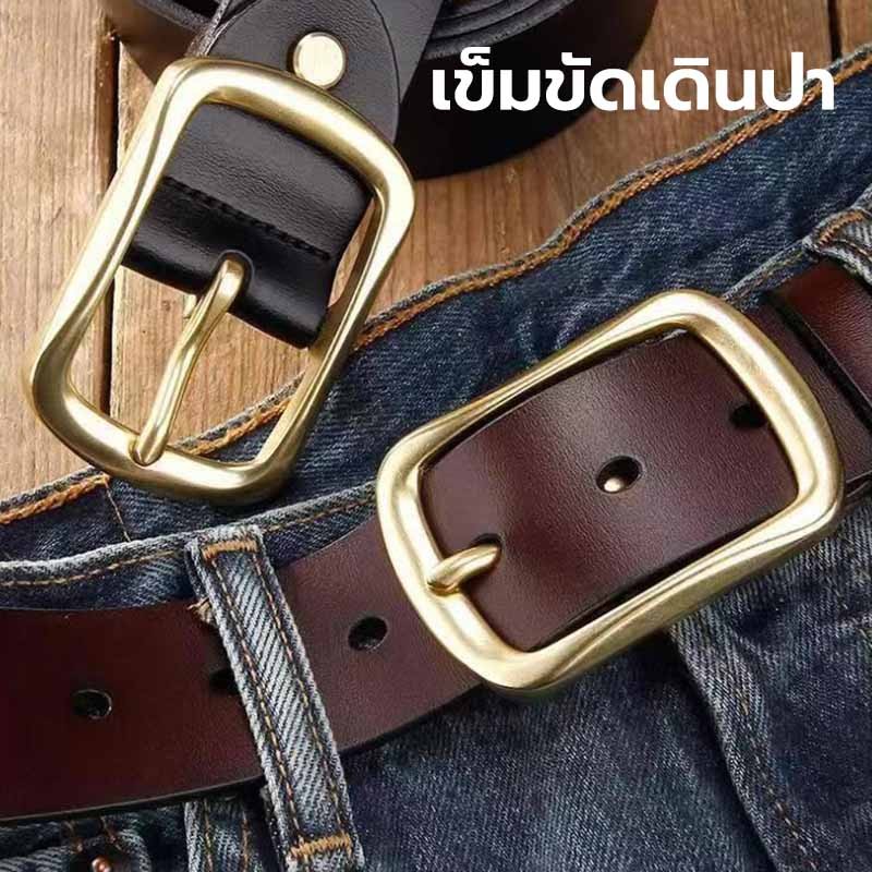 เข็มขัด เข็มขัดหนัง PU นิ่ม อเนกประสงค์ สไตล์เกาหลีเรโทร สําหรับผู้ชาย และผู้หญิง