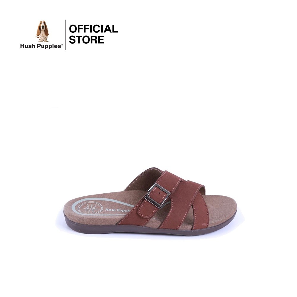 Hush Puppies รองเท้าผู้หญิงแตะแบบสวม HP KWSFB57C3F - สีน้ำตาล