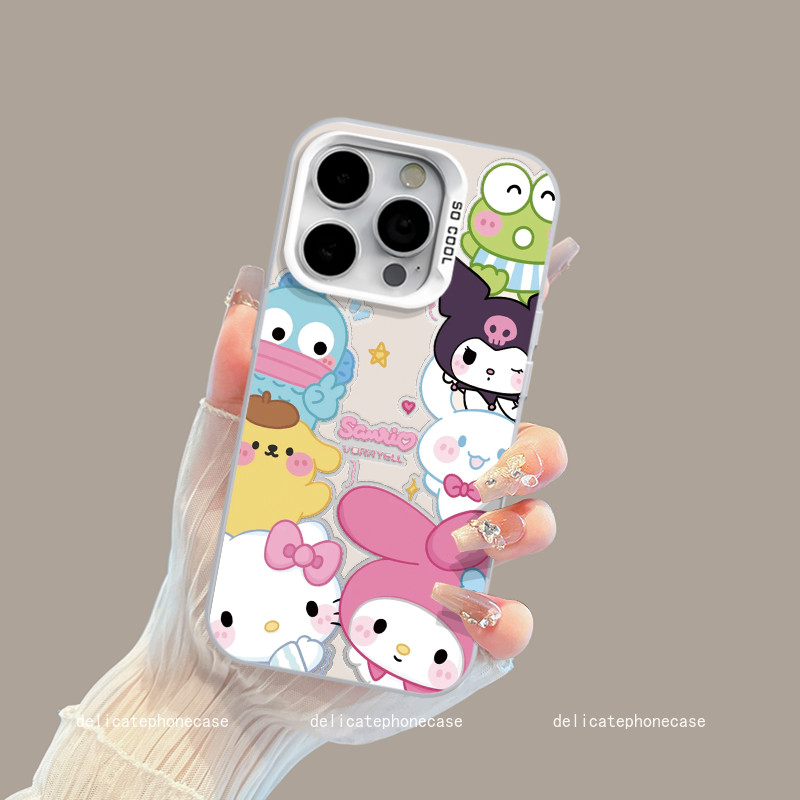 เข้ากันได้กับ iPhone 16 Plus iPhone 15 Pro Max iPhone 13 14 iPhone 11 Pro เคสโทรศัพท์น่ารัก XPMSCY267-GSC
