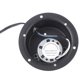Yann1 มอเตอร์หมุน, 1.5 RPM 2.5 RPM มอเตอร์บอลกระจกสีดํา, 220V พร้อมปลั๊ก Disco Ball Stage อุปกรณ์เสริม DJ KTV Party Light