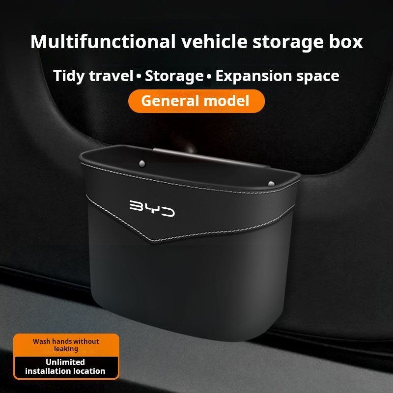 BYD Atto3 ปลาโลมา EV หยวน plus ถังขยะประตูรถยนต์ กล่องเก็บของในรถยนต์ ที่เก็บของประตูรถสําหรับจิปาถะ