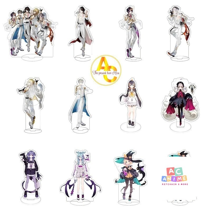 Standee Luxiem Rainbow Vtuber Clubs Nijisanji Vox SHU MYSTA IKE LUCA Shoto