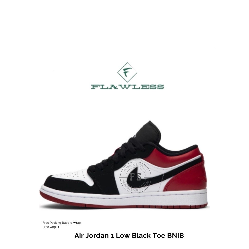 Nike Air Jordan 1 Low Black Toe WC46